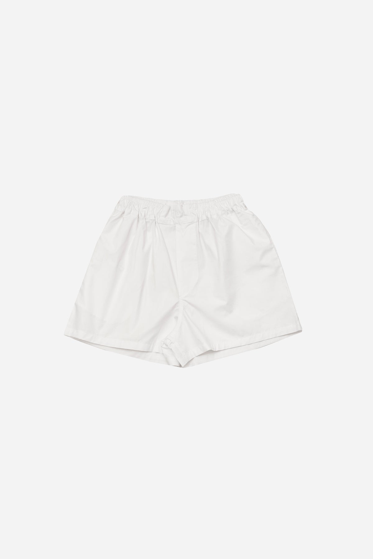Poplin Shorts - White