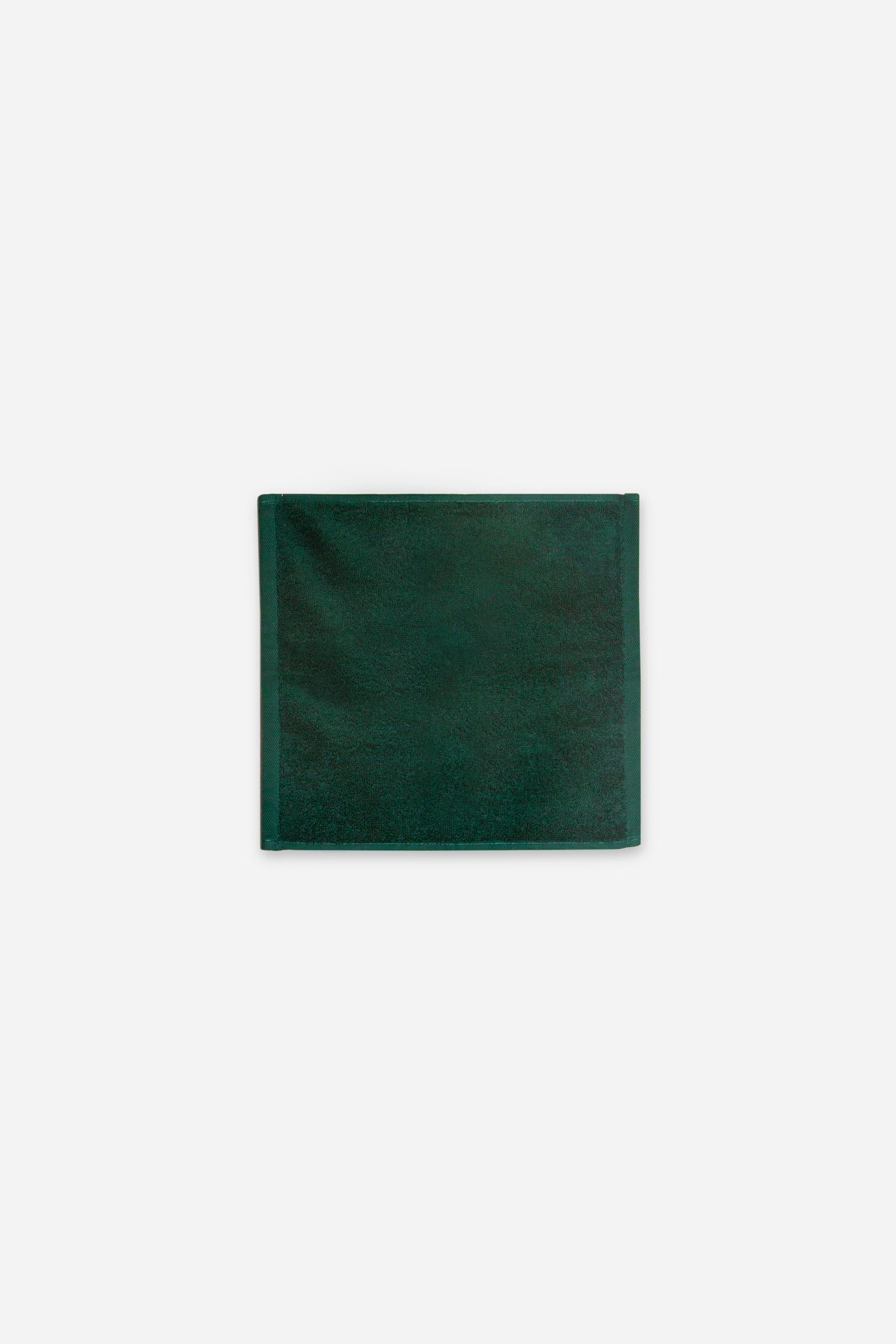 Plain face towel - Dark green