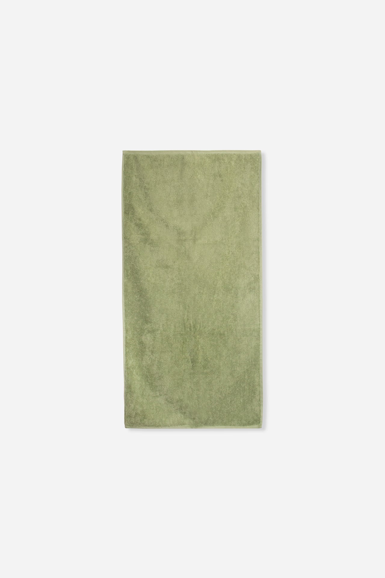 Plain hand towel - Laurel green