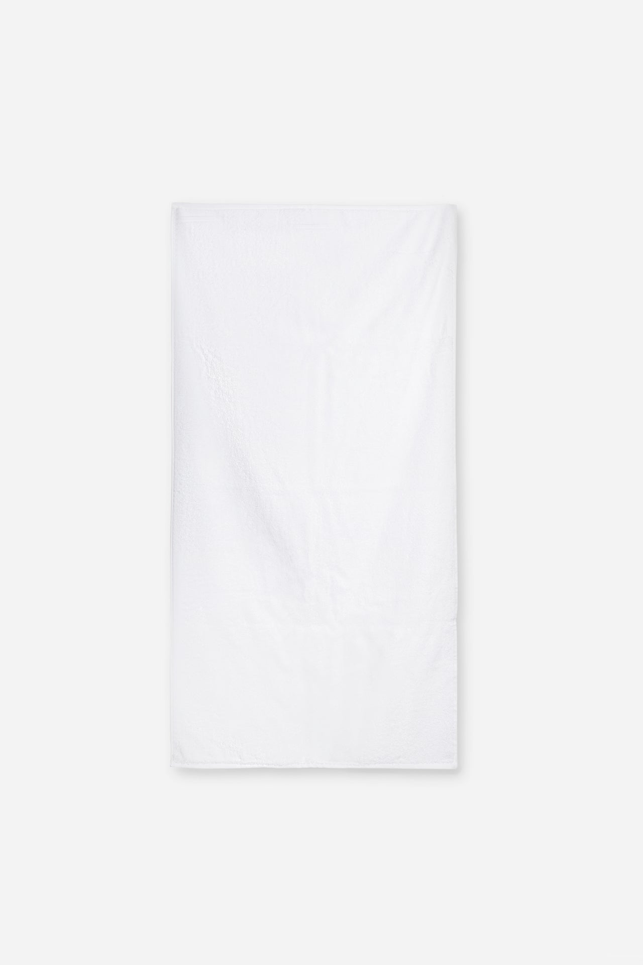 Plain hand towel - White