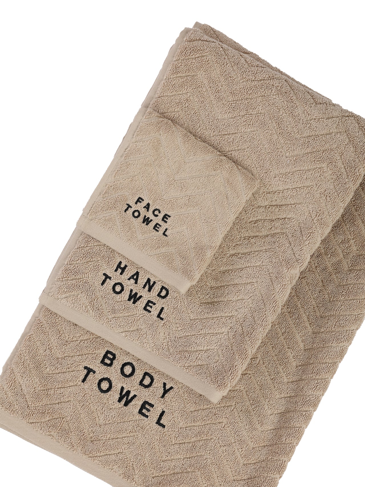 Mixed Towels collection - Taupe