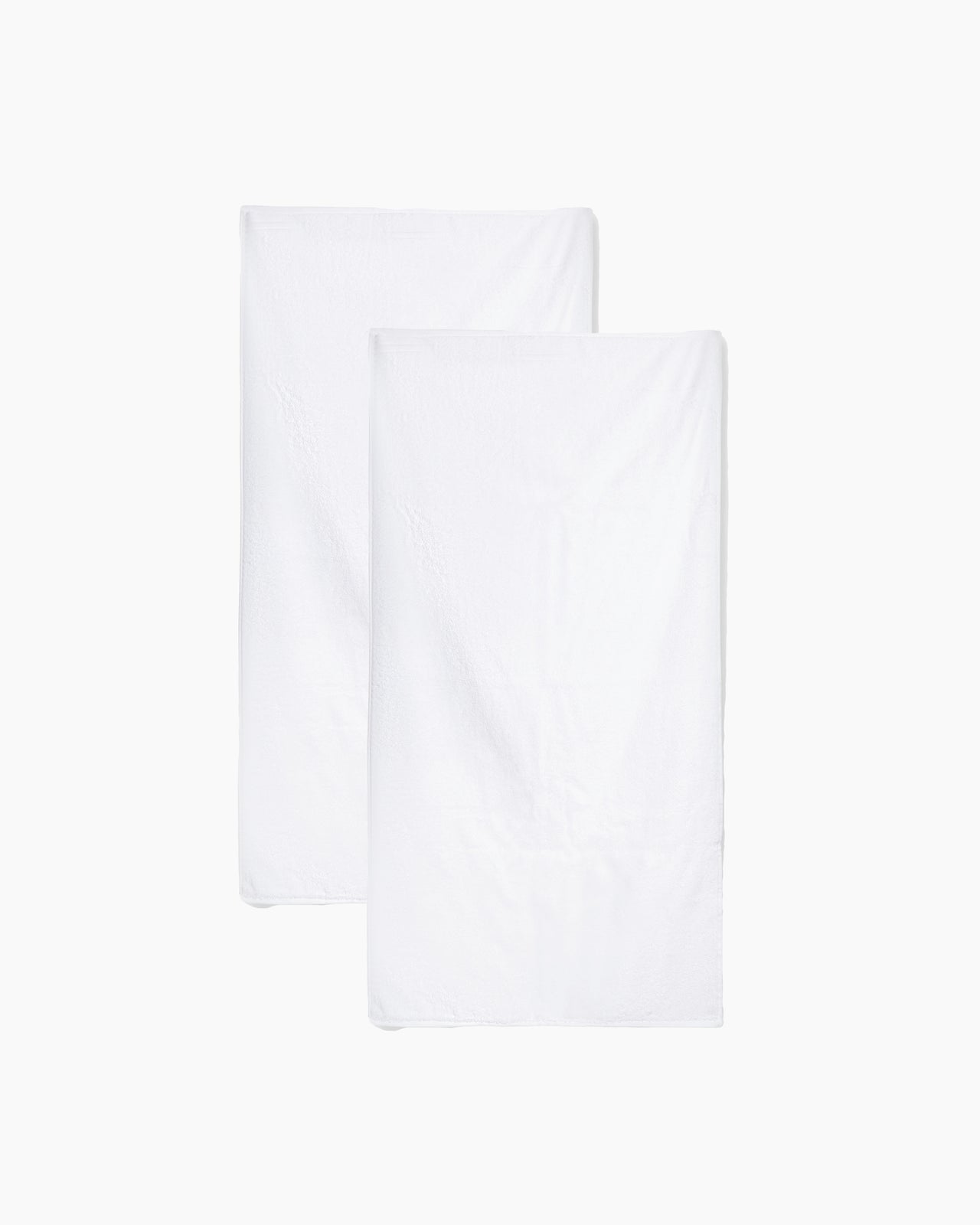 Plain hand towel set - White