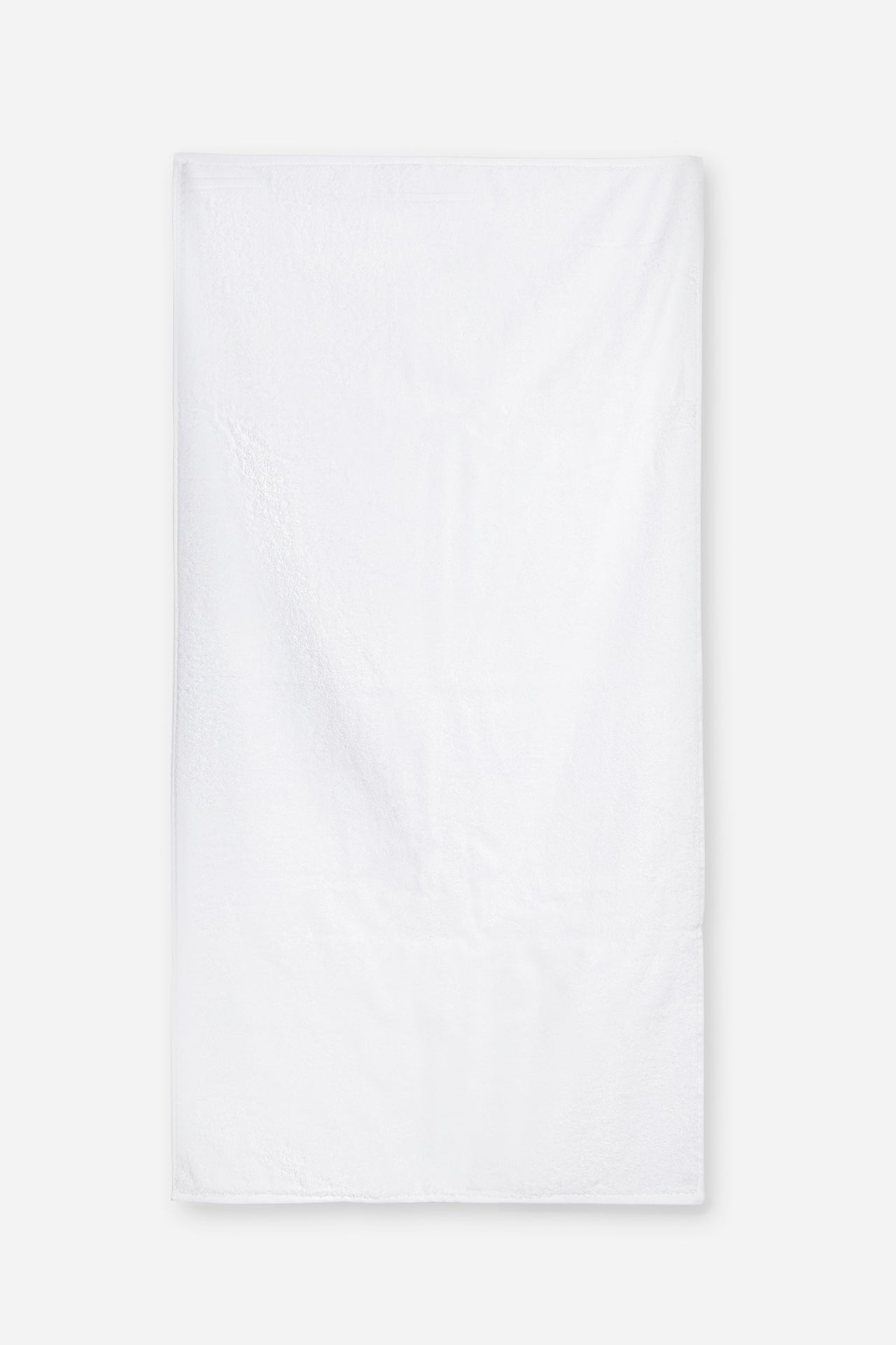 Plain body towel - White