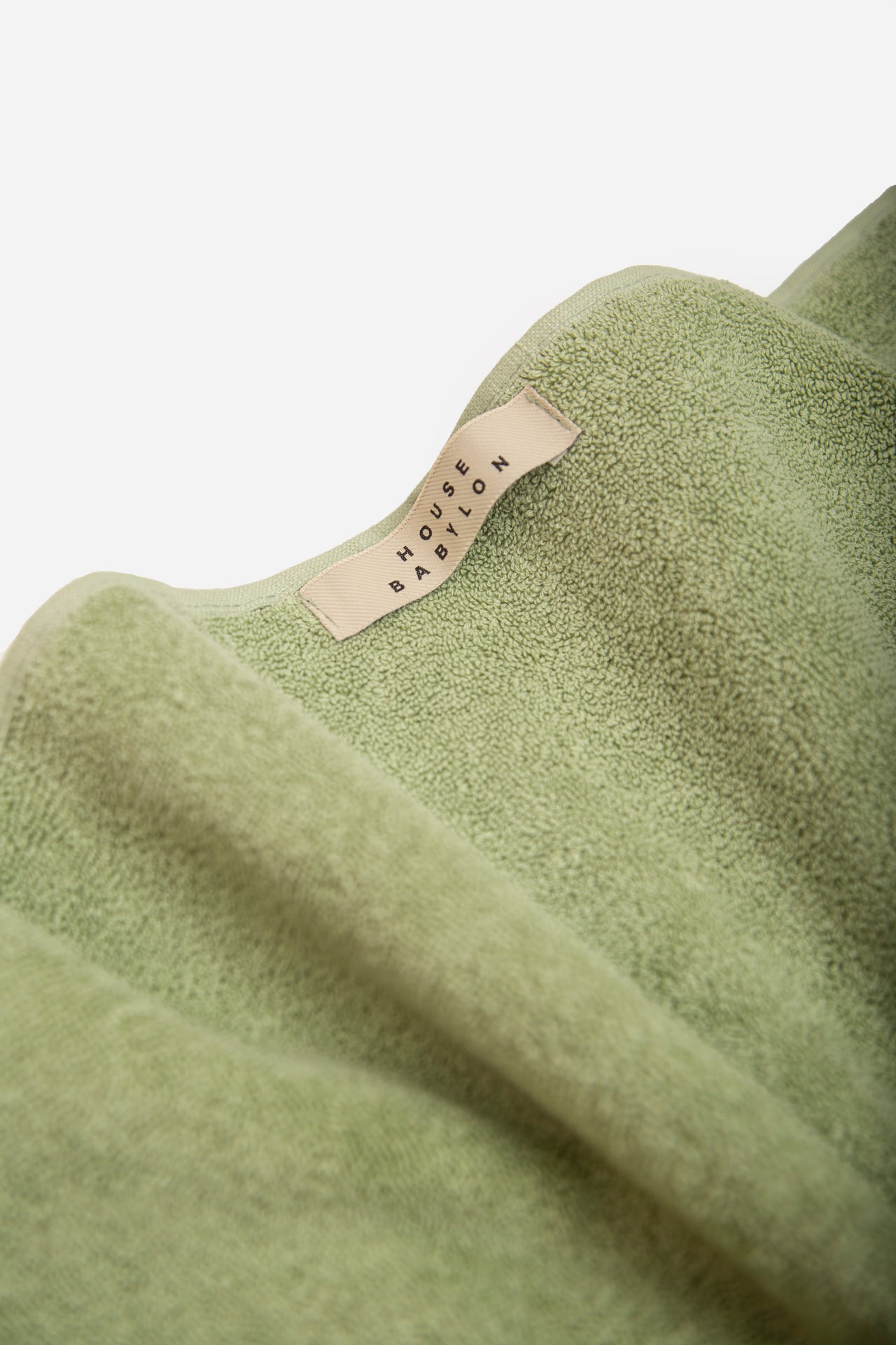 Plain mixed towels set - Laurel green
