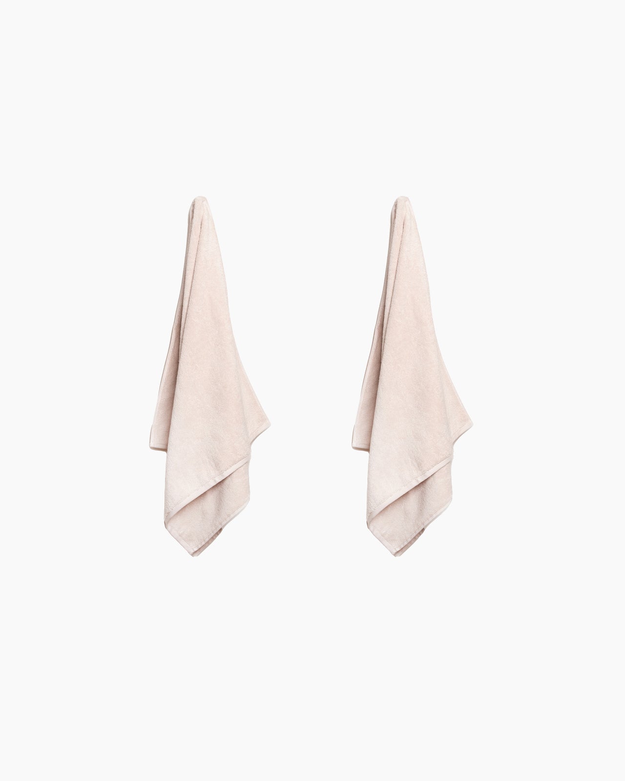 Plain hand towel set- Egret