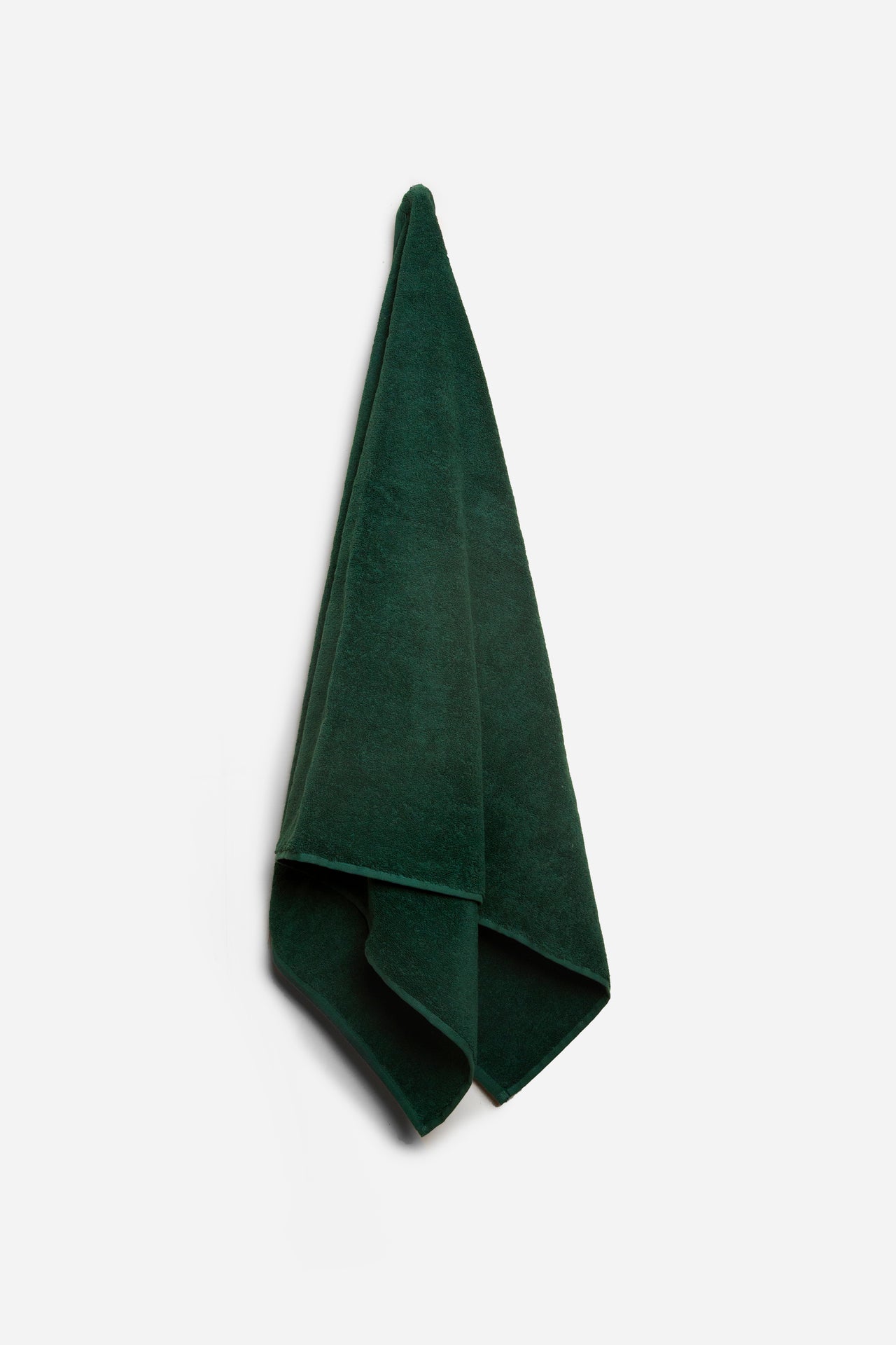 Plain body towel - Dark green