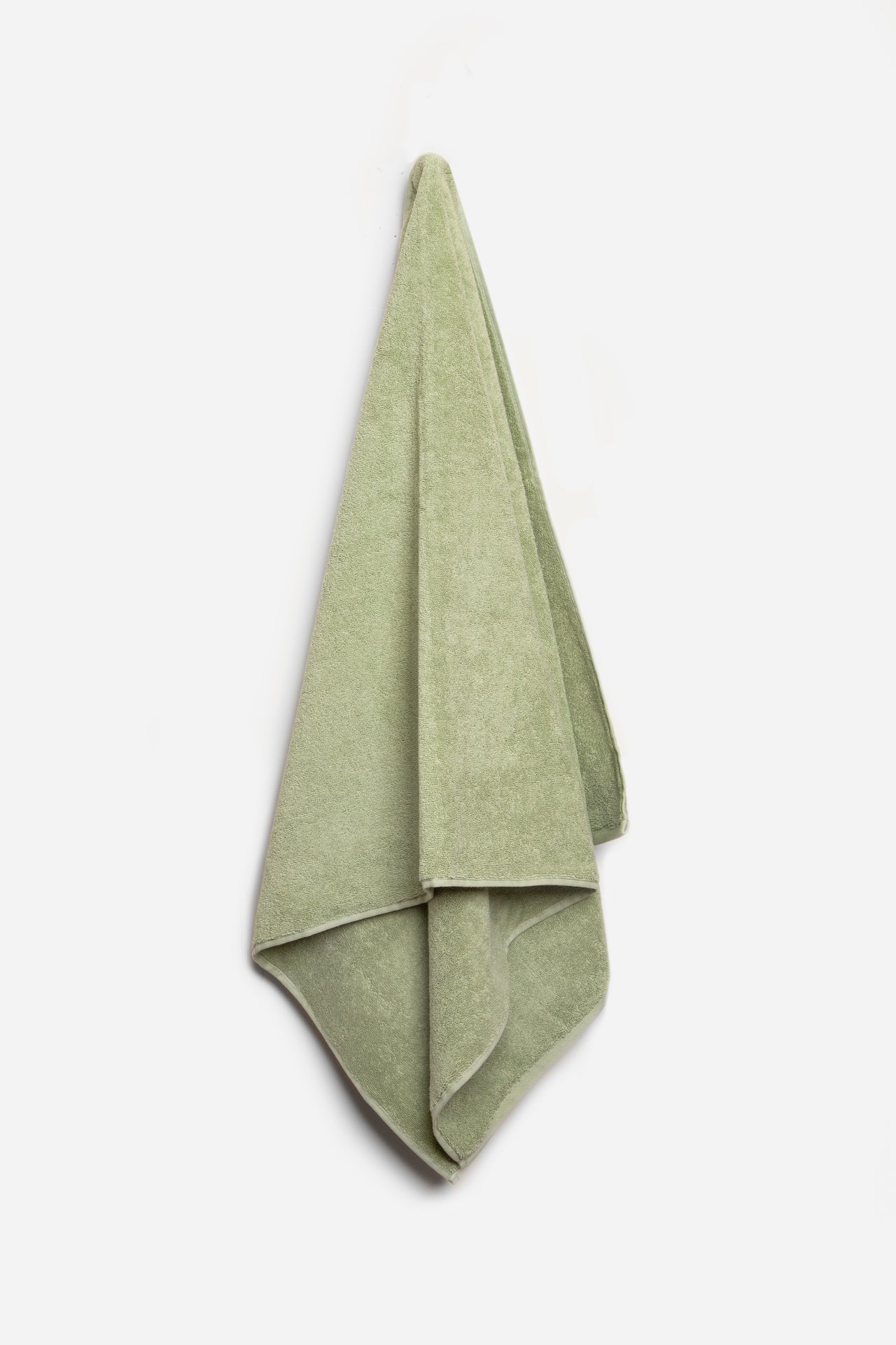 Plain body towel  - Laurel green