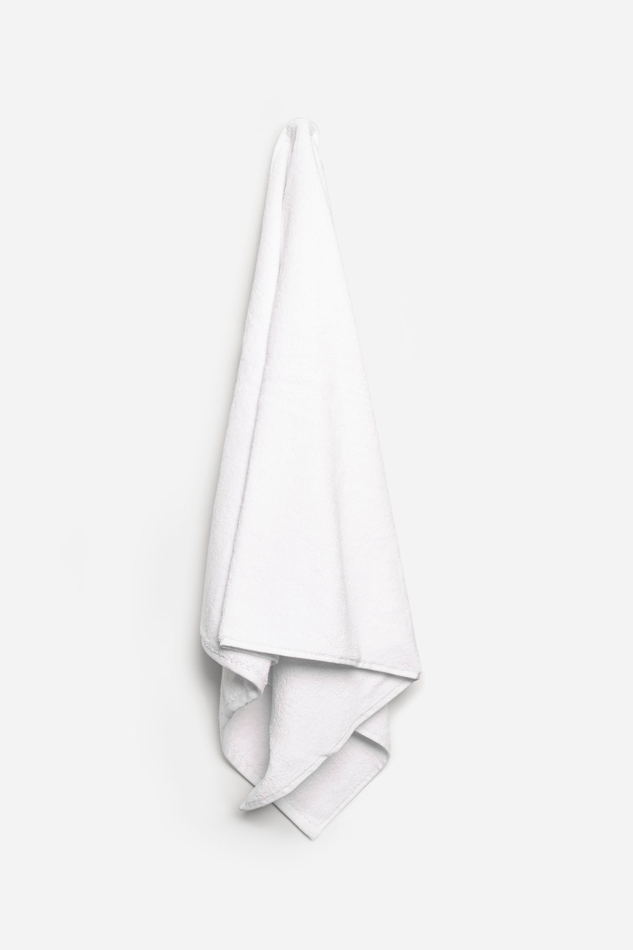 Plain body towel - White