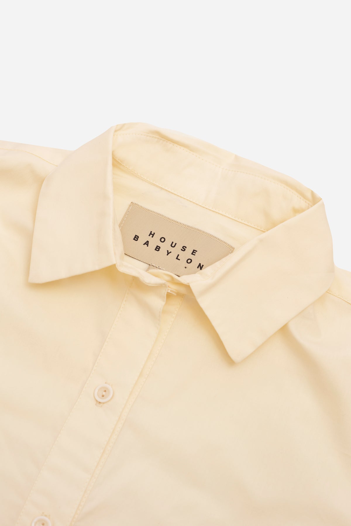 Poplin Shirt - Yellow