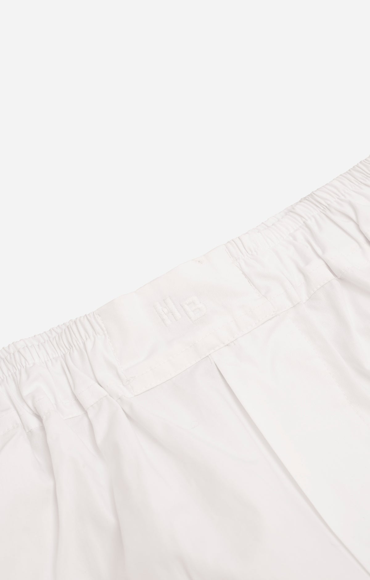 Poplin Shorts - White