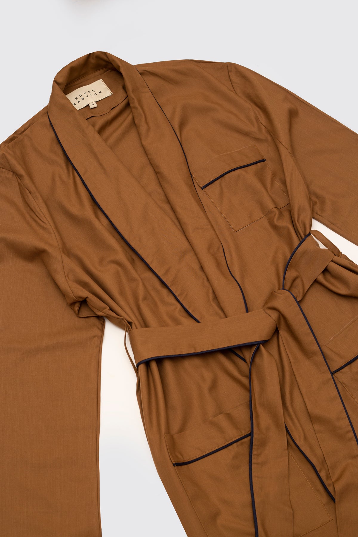 Tencel Robe - Walnut