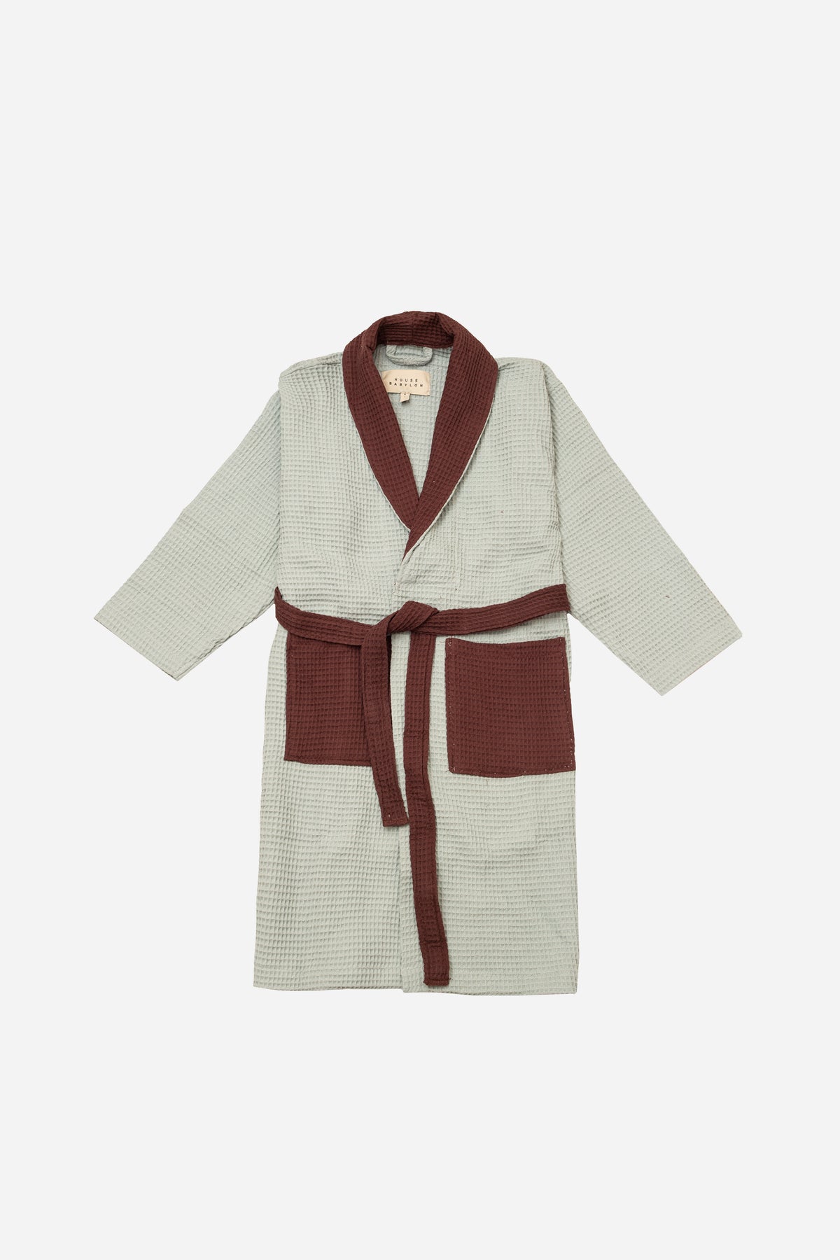 Two Tone Bathrobe - Ocean Bark