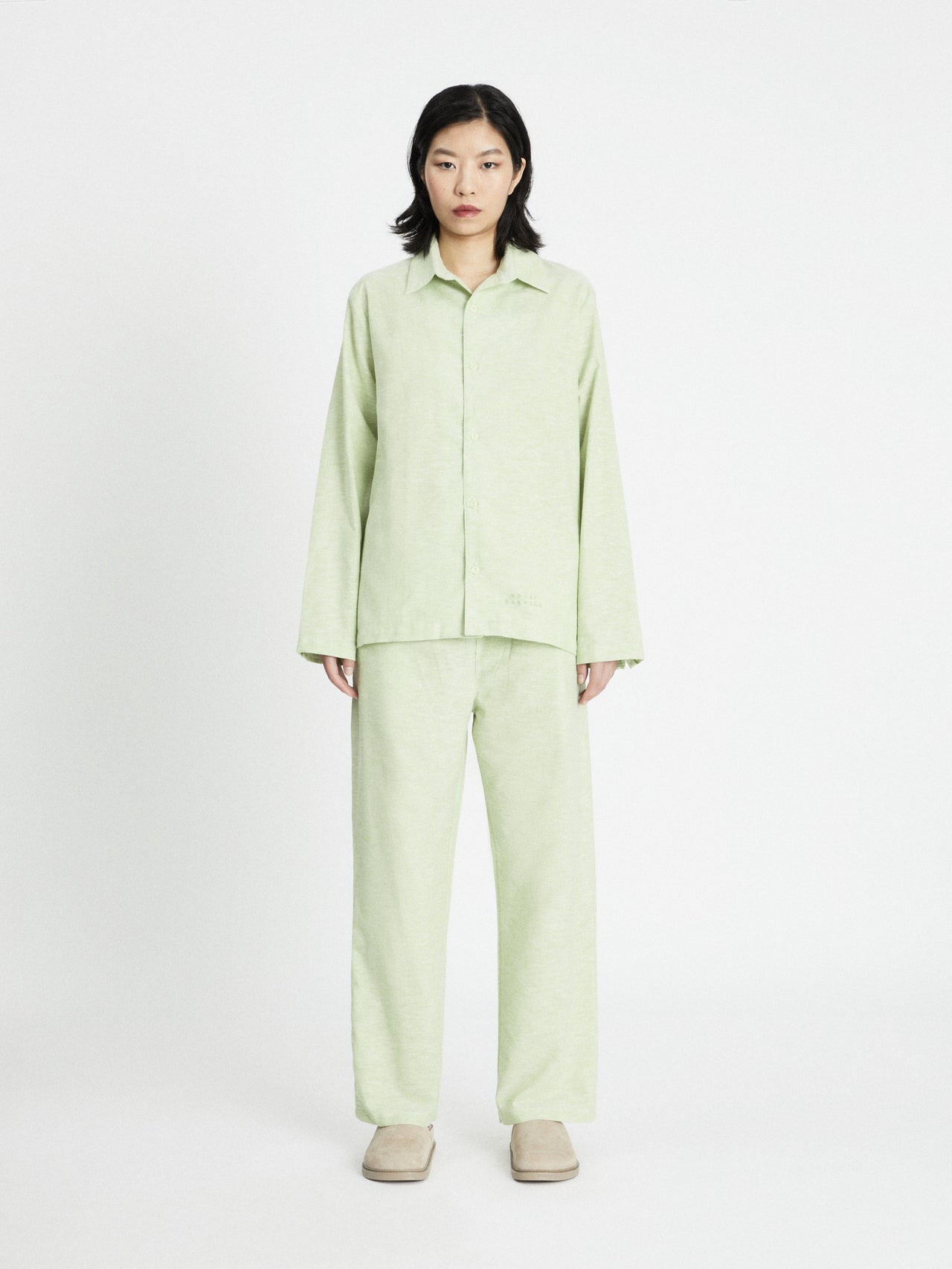 Cotton Linen Set - Green