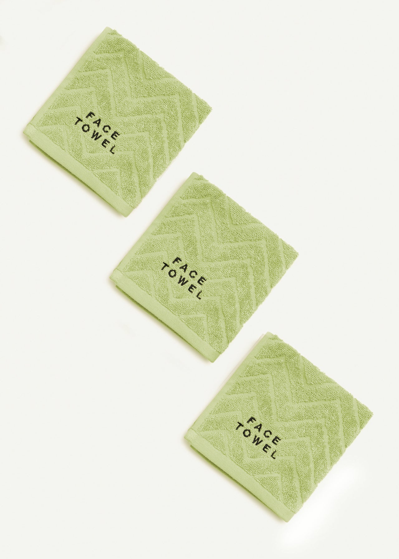 Face Towel Set - Lime