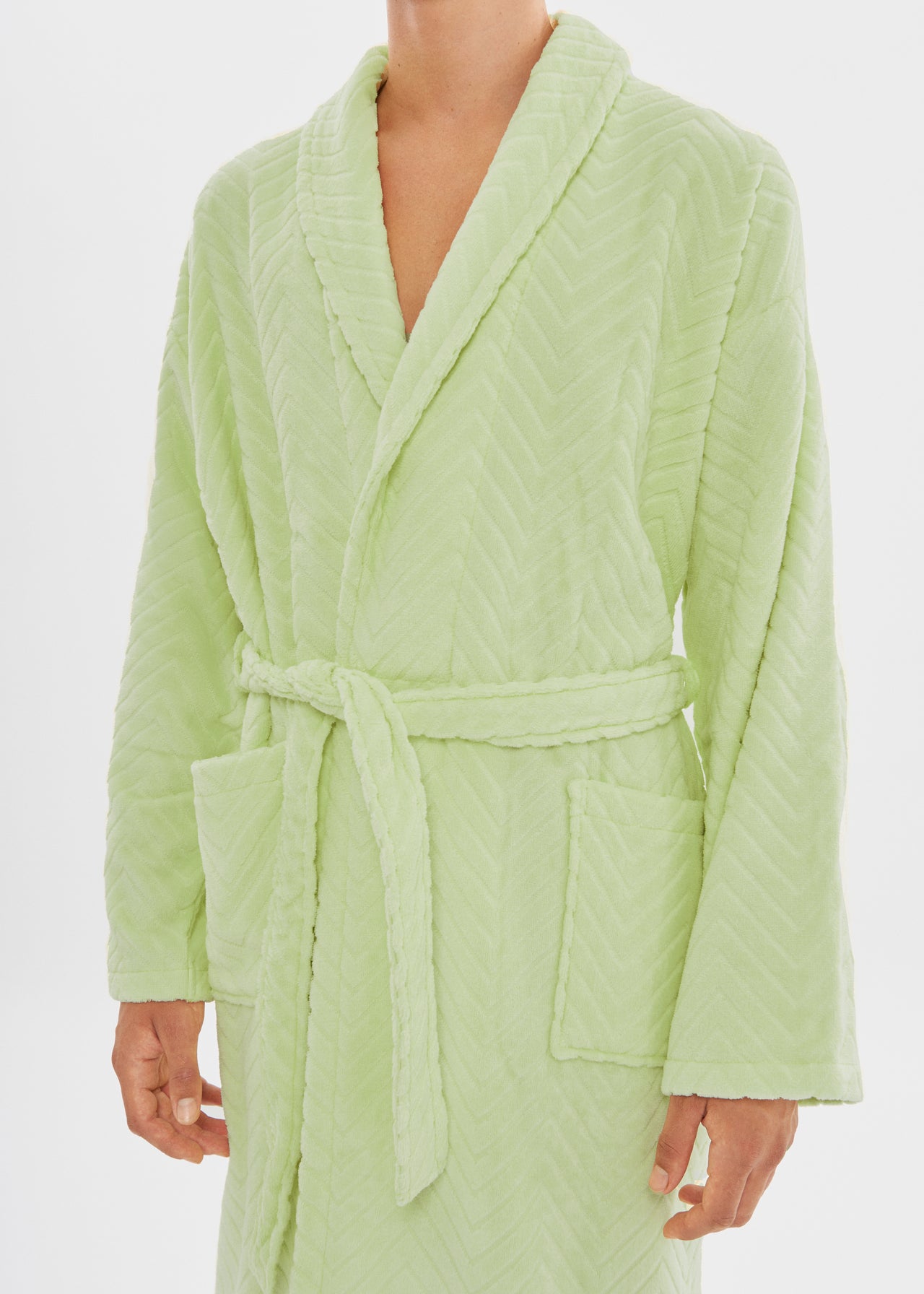 Bathrobe | Velour Lime