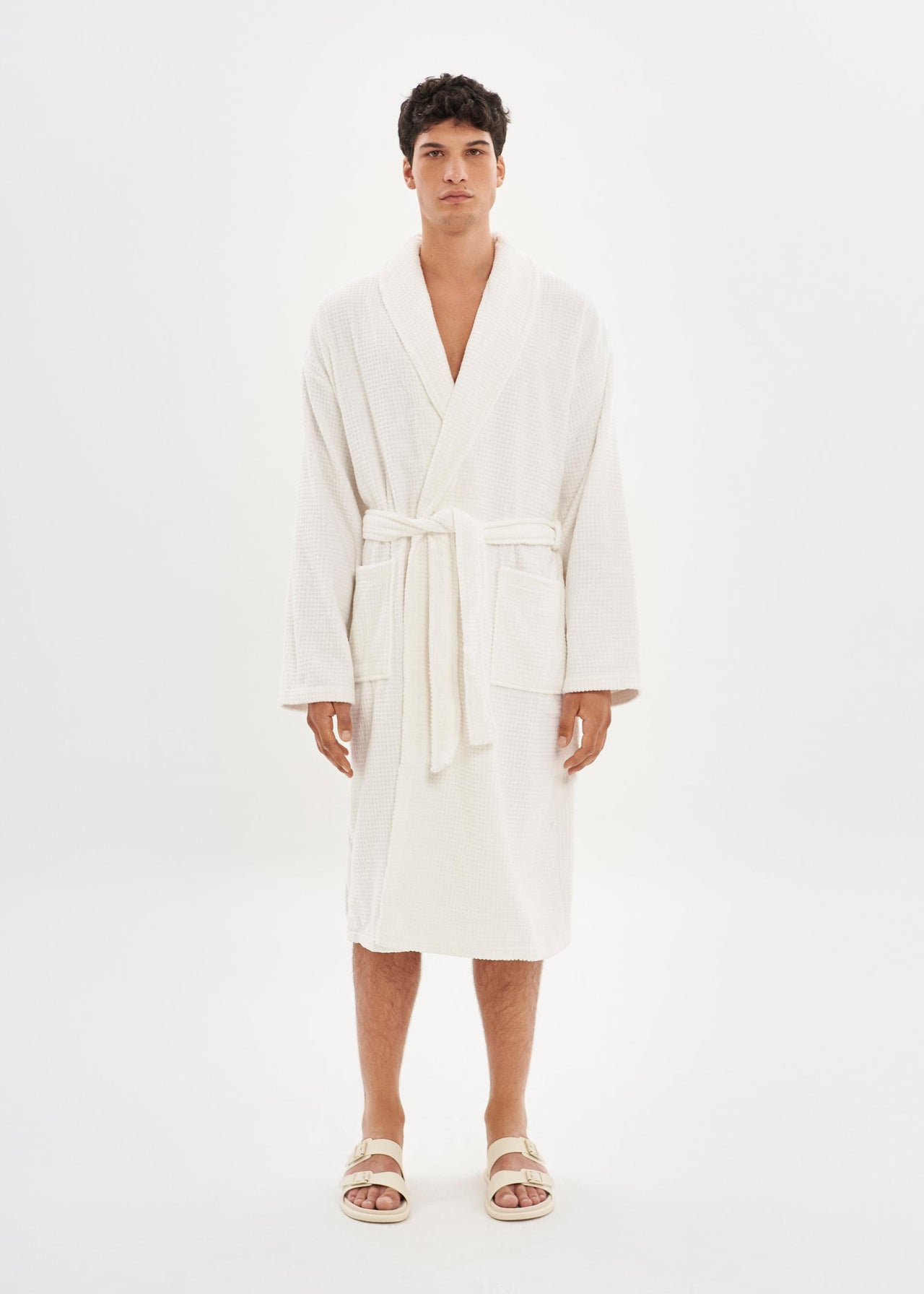 Bathrobe | Waffle White