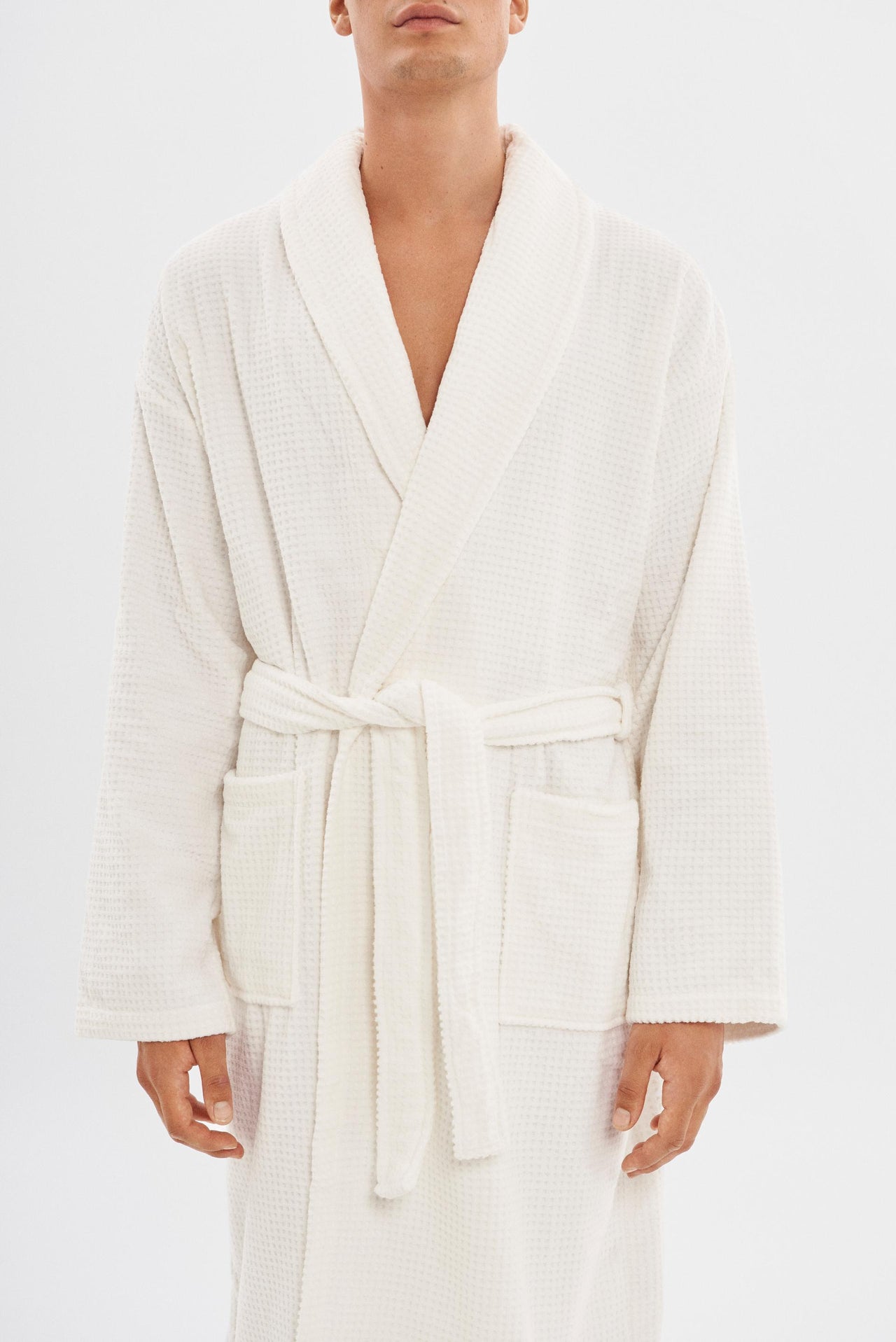 Bathrobe | Waffle White