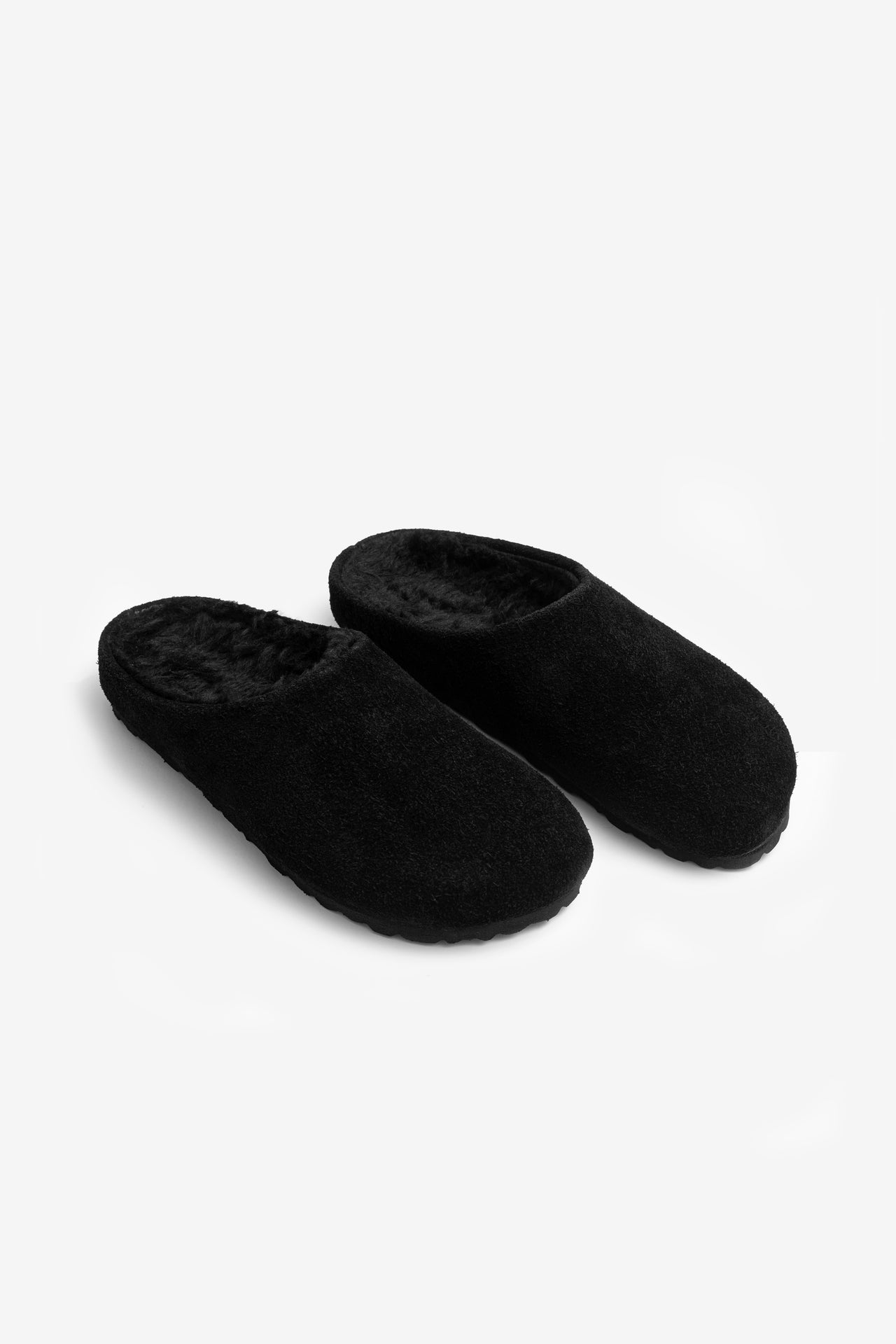 Shearling Clog - Black