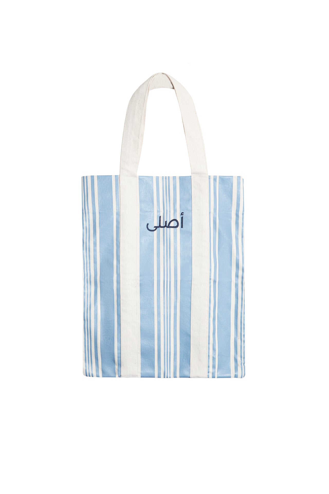 Striped tote bag asli