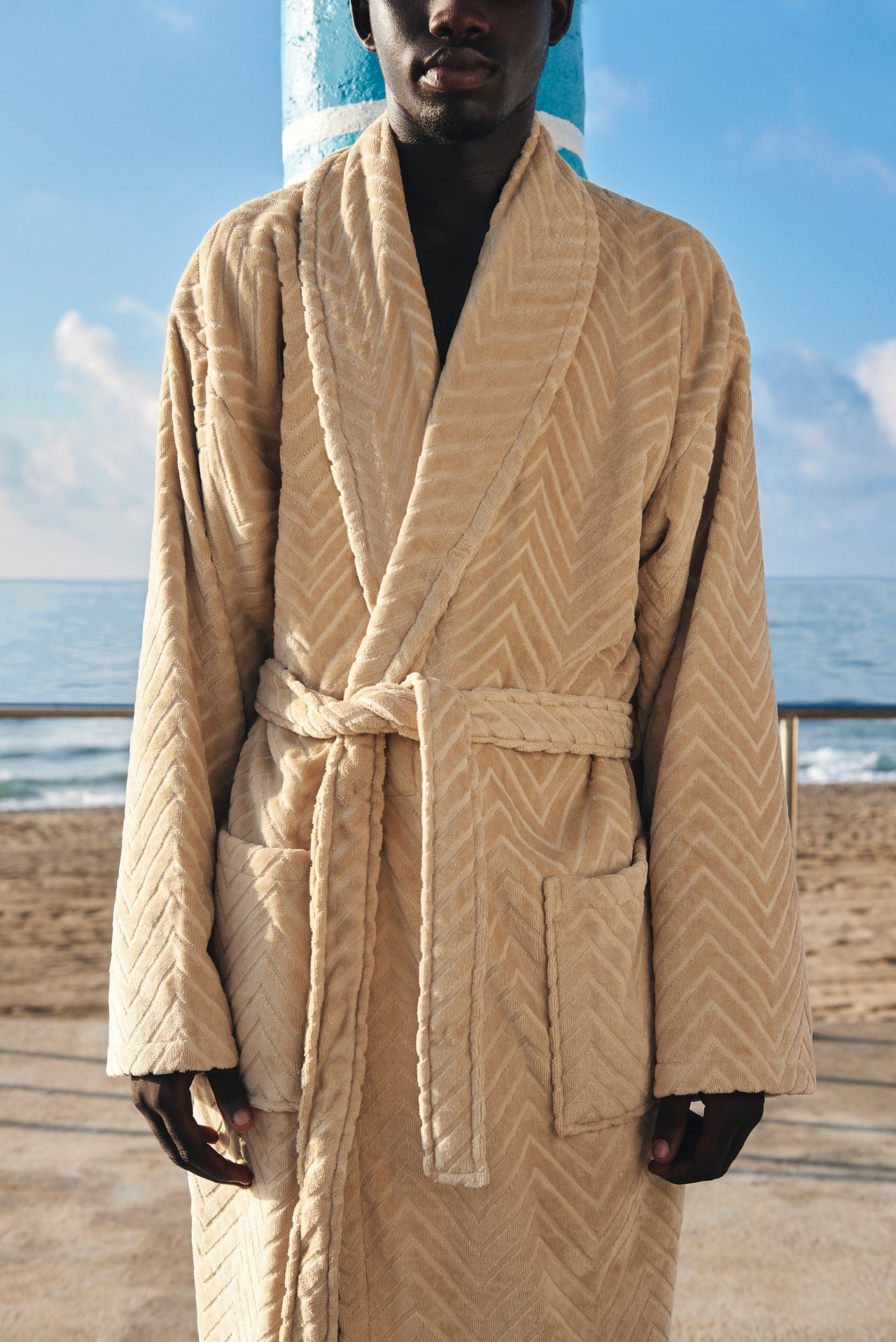 Bathrobe | Velour Taupe