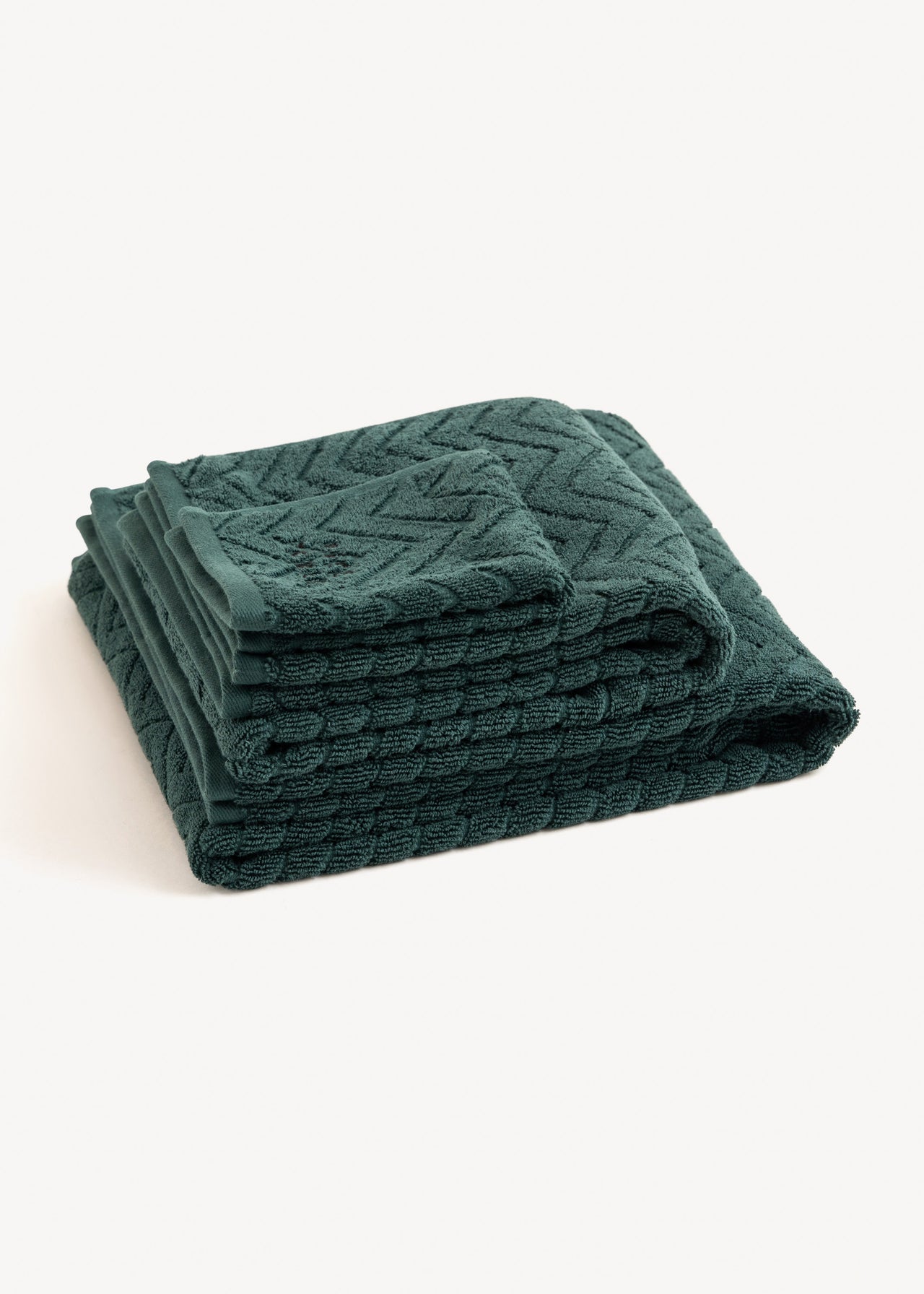 Mixed Towels collection - Dark Green