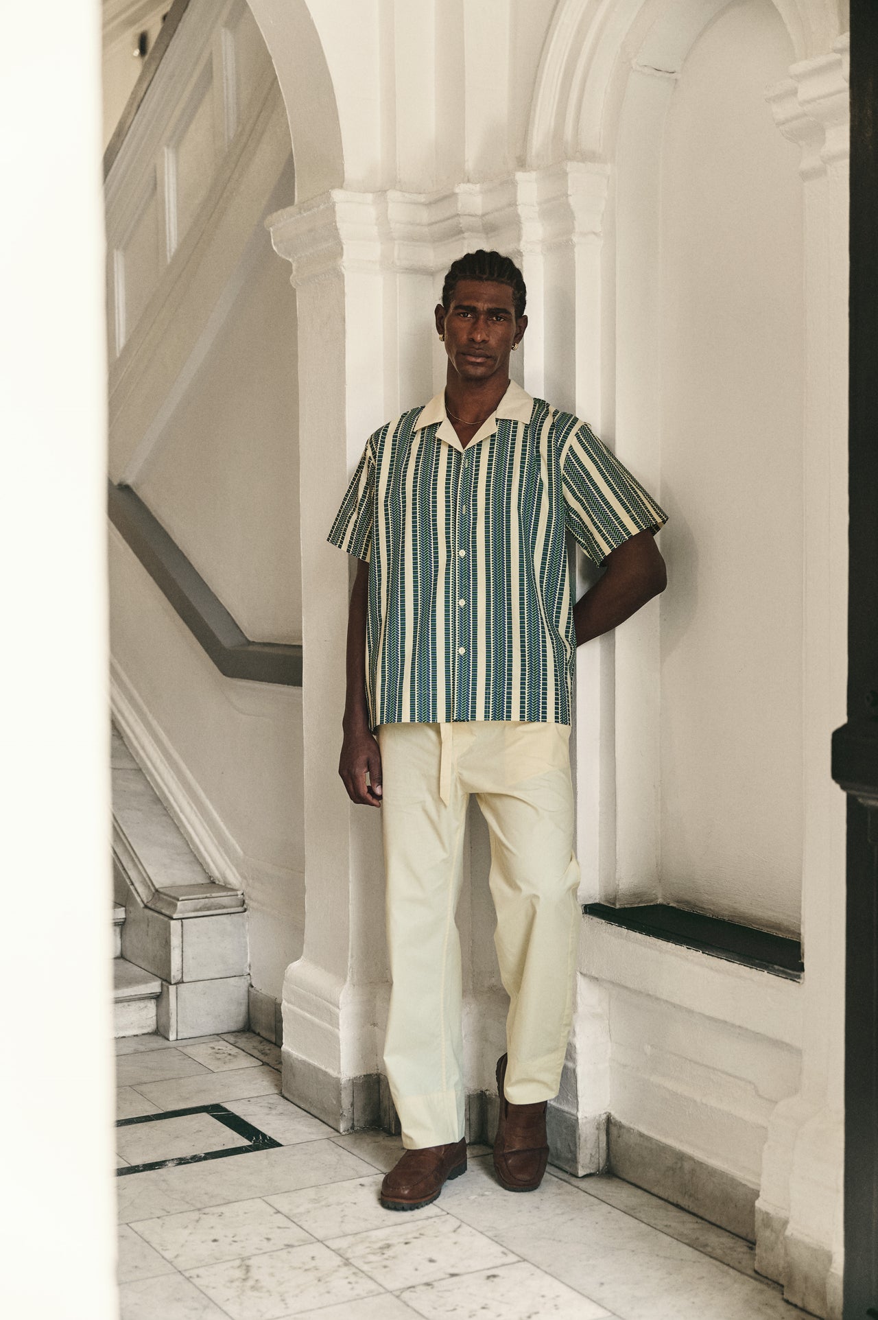 Albergo stripe shirt - Yellow