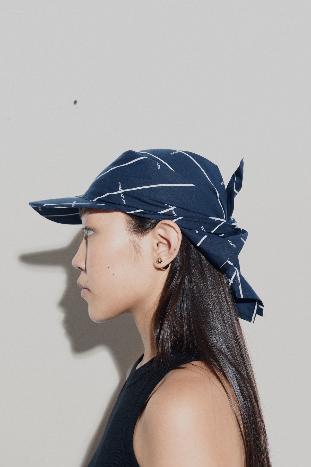 House Babylon striped cap - Navy