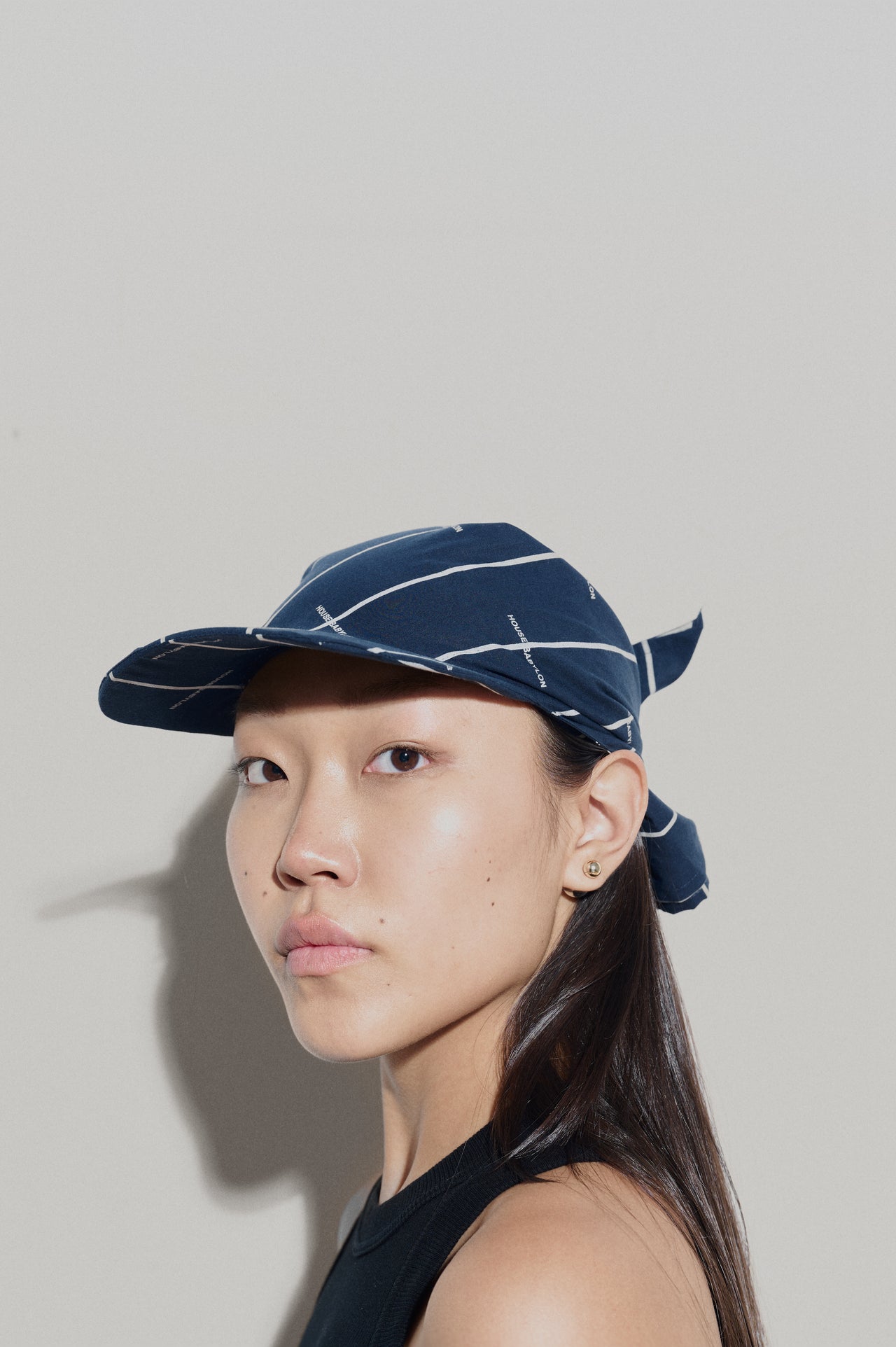 House Babylon striped cap - Navy